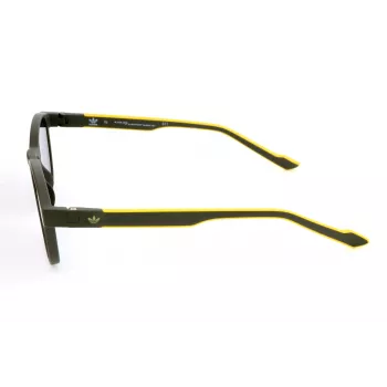 ADIDAS AOR030-030000 Meeste ristkülikukujulised päikeseprillid - must raam, hallid läätsed, 52/19/145 mm
