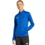 adidas Entrada 26 naiste täispikkuses lukuga dressipluus sinine M