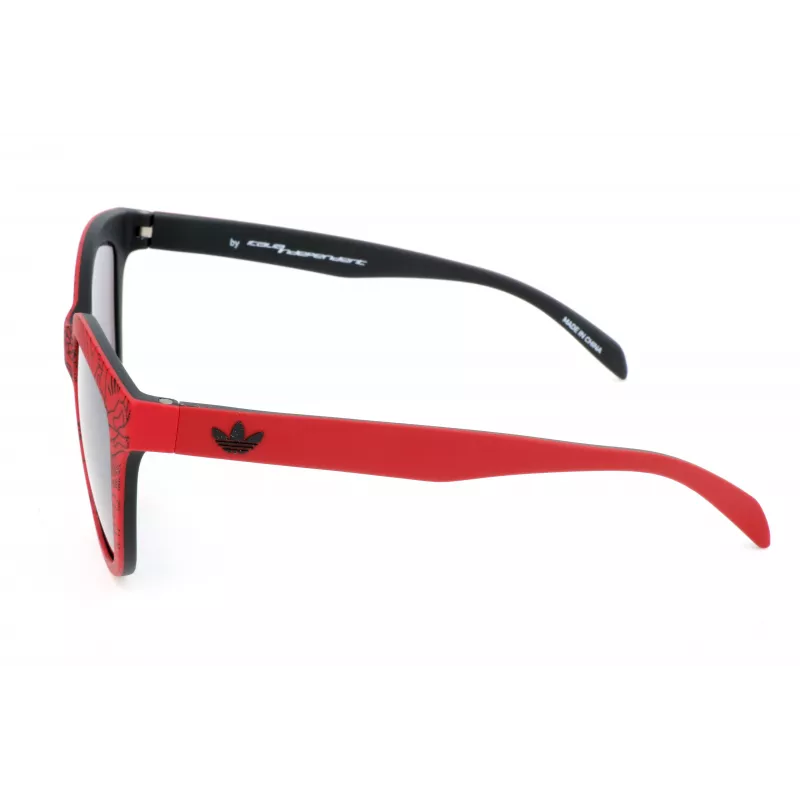 Adidas Meeste AORD005SBG053 Ristkülikukujulised Päikeseprillid - Must Raam, Hallid Läätsed 54/21/140 mm