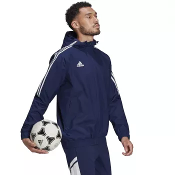 adidas meeste Condivo 22 igas ilma jope, Team Navy Blue HA6266