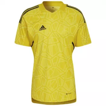 adidas Meeste Condivo 22 väravavahi särk lühikeste varrukatega kollane HF0138