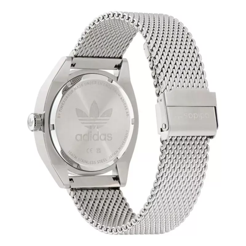 Adidas Men's Digital Watch AOFH22502 42mm Black Silicone Strap