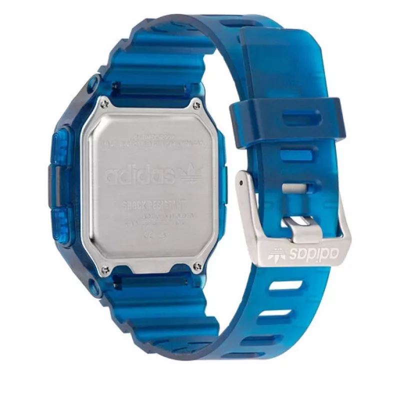 Adidas Project Two meeste digitaalne kvartskell AOST22552 48mm must silikoon