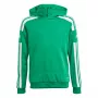 adidas Squadra 21 kapuutsiga noorte dressipluus meeskonna roheline/valge GP6432 suurus 140cm