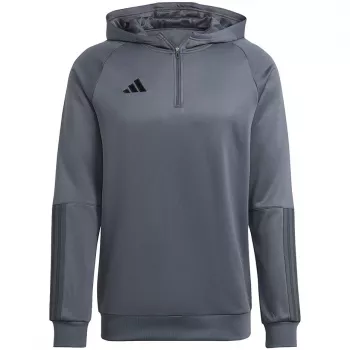 adidas Tiro 23 Competition kapuutsiga dressipluus Meeste Keskmine hall kirju