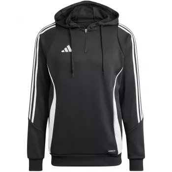 adidas Tiro 24 Training Kapuutsiga meeste dressipluus, must IJ9957