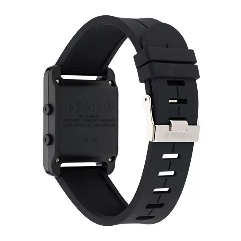 Adidas Unisex AOST23568 Kvarts Analoogkell 31mm Must Silikoon