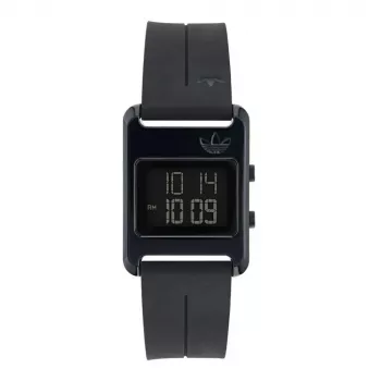 Adidas Unisex AOST23568 Kvarts Analoogkell 31mm Must Silikoon