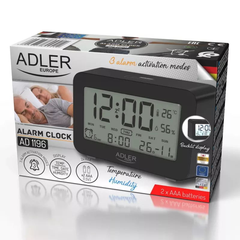 Adler AD 1196 Elektriketas 1.7L 2200W Must