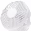 Adler AD 7335 laetav klambriga lauaventilaator, 6W, 12,7 cm, 3 kiirust, pöörlemine, valge