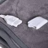 Adler CAMRY CR 7434 Elektriline alusmadrati - Pehme fliis, 3 kuumusastet, 150x80 cm, valge/hall