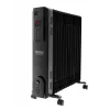 Adler Camry CR 7814 Õliga täidetud radiaator kaugjuhtimispuldiga, 2500 W, 3 kütteastet, 11 ribi, digitaalne termostaat, 24-tunnine taimer, LED-ekraan, ülekuumenemis- ja ümberkukkumiskaitse, must