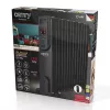 Adler Camry CR 7814 Õliga täidetud radiaator kaugjuhtimispuldiga, 2500 W, 3 kütteastet, 11 ribi, digitaalne termostaat, 24-tunnine taimer, LED-ekraan, ülekuumenemis- ja ümberkukkumiskaitse, must