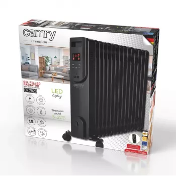 Adler Camry õlisoojendi CR 7820 2000W 9-sektsiooniline õliradiaator valge/hall