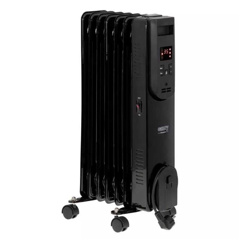 Adler CR 7812 Elektriradiaator õliga, 7 sektsiooni, 1500 W, must