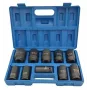 ADLER Löökmutrivõtme komplekt 3/4 inch 10-osaline 22-41 mm Cr-Mo must