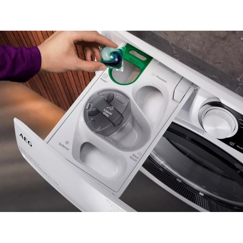 AEG LFR83844VE esiküljelt täidetav pesumasin, 8kg, 1400 p/min, valge