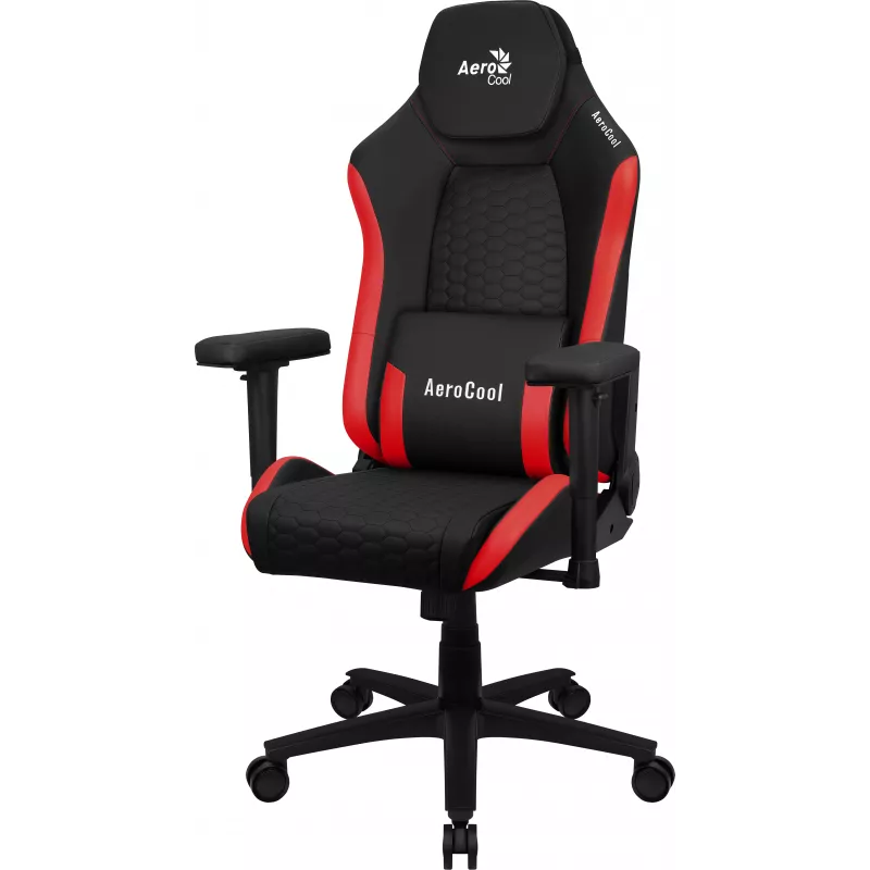AEROCOOL CROWN Gaming Tool Leatherette Must/Punane