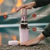 AeroPress Go Plus kohvimasin roosa termokruusiga 475 ml