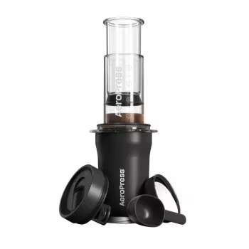 AeroPress Go Plus Travel Kohvipress Termostassiga - Black