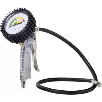 Aerotec analoogne rehvipump koos manomeetriga, 10 baari / 145 PSI, kummikaitsega manomeeter, 40 cm voolik, kiirühendus 2005759