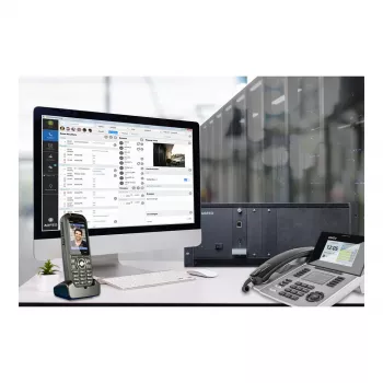 AGFEO ES 730 IT IP-kommunikatsioonisüsteem (PBX) – 100 abonenti, 100 SIP-trünki, 30 VoIP-kõnet, Gigabit Ethernet, USB, tulemüür, VPN, UC-Suite, CTI, veebiliides