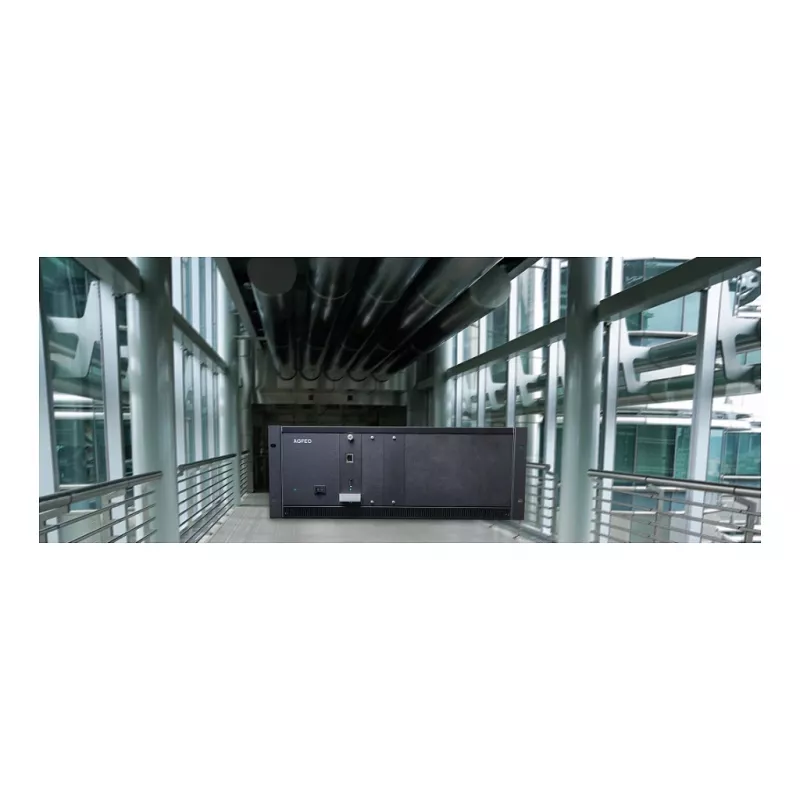 AGFEO ES 730 IT IP-kommunikatsioonisüsteem (PBX) – 100 abonenti, 100 SIP-trünki, 30 VoIP-kõnet, Gigabit Ethernet, USB, tulemüür, VPN, UC-Suite, CTI, veebiliides
