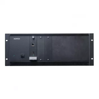 AGFEO ES 730 IT IP-kommunikatsioonisüsteem (PBX) – 100 abonenti, 100 SIP-trünki, 30 VoIP-kõnet, Gigabit Ethernet, USB, tulemüür, VPN, UC-Suite, CTI, veebiliides