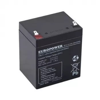 AGM Aku EUROPOWER Series EP 12V 5Ah T1 (Eluiga 6-9 aastat)
