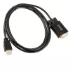 Akasa AK-CBHD26-20BK HDMI to VGA adapterkaabel 2m must