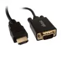 Akasa AK-CBHD26-20BK HDMI to VGA adapterkaabel 2m must