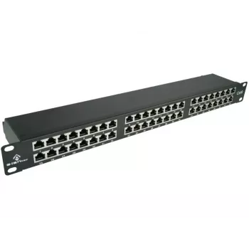 ALANTEC STP Cat.6 48 Ports IDC Patch Panel 2U 19 inch Rackmount Black (PK050)
