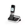 ALCATEL 8517110010 Juhtmeta DECT telefonisüsteem 2 telefonitoruga, 1,5-tolline merevaigukollane ekraan ja telefoniraamat