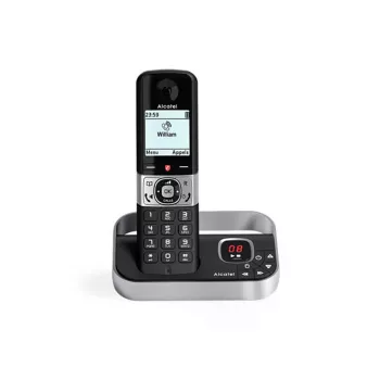 ALCATEL 8517110010 Juhtmeta DECT telefonisüsteem 2 telefonitoruga, 1,5-tolline merevaigukollane ekraan ja telefoniraamat
