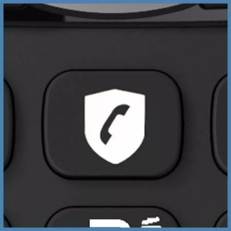 Alcatel 8517110010 DECT juhtmeta telefonitoru 1,5-tollise merevaigukollase taustvalgustusega ekraaniga