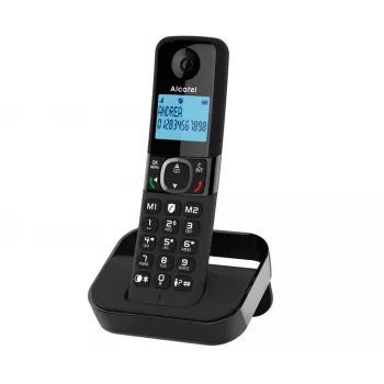 ALCATEL F860 EU DECT juhtmevaba telefon koos automaatvastajaga, must ATL1423396