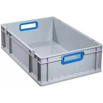 allit ProfiPlus EuroBox 632 hoiukast, 77 L, hall/sinine, virnastatav, avatud käepidemed 456775
