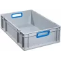 allit ProfiPlus EuroBox 632 hoiukast, 77 L, hall/sinine, virnastatav, avatud käepidemed 456775
