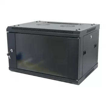 ALLNET 19 inch seinakapp 12U 1-osaline sügavus 450mm must lahtivõetuna lamepakendis SMA seeria