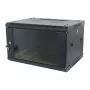 ALLNET 19 inch seinakapp 12U 1-osaline sügavus 450mm must lahtivõetuna lamepakendis SMA seeria