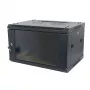 ALLNET 19 inch seinakapp 15U üheosaline 600mm sügavus must lamepakend SMA seeria
