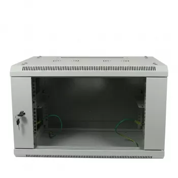 ALLNET 19 inch seinakapp 6U 600x600mm helehall lamepakend SMA seeria