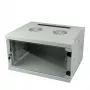 ALLNET 19 inch seinakapp võrguseadmetele 4U 1-osaline 594x541mm helehall SMQ seeria