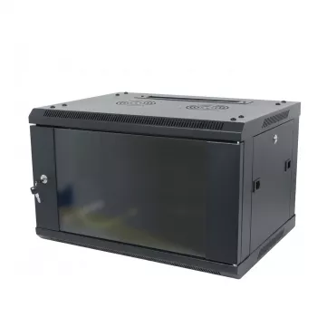 ALLNET SMA-Series 19 inch seinakapp 9U 1-osaline 600mm sügavus must lamepakend
