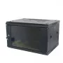 ALLNET SMA-Series 19 inch seinakapp 9U 1-osaline 600mm sügavus must lamepakend