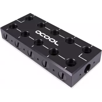 Alphacool 13024 HF kompressioonliitmik G1/4 kuni 13/10mm (3/8“ID x 1/2”OD) pehme toru jaoks - sügavmust