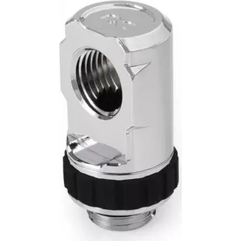 Alphacool Apex Grip 90° pöörlev adapter AG/IG G1/4 kroom (14888)