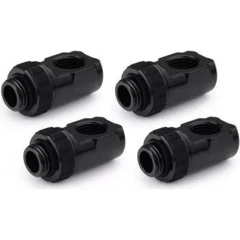 Alphacool Apex Grip 90° pöörlev adapter G1/4 isane emasele, must, 4-pakk 14932