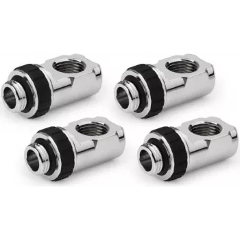 Alphacool Apex Grip 90° pöörlev adapter G1/4 isane emasele, kroom, 4-pakk (14933)