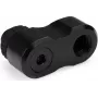 Alphacool Apex Grip nihkeadapter 27mm kahekordne 90° G1/4 isane emasele pöörlev must 14814